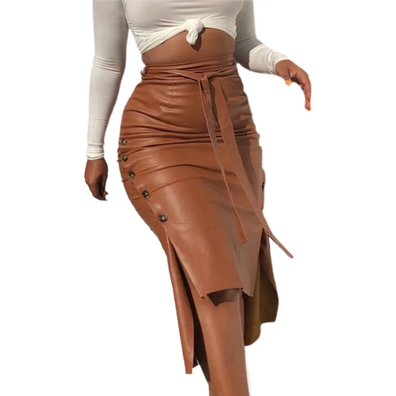 2022-juliafashion-women-pu-leather-midi-skirt-solid-color-high-waist-lace-up-side-button-bodycon-slim-asymmetric-pencil-skirt-streetwear