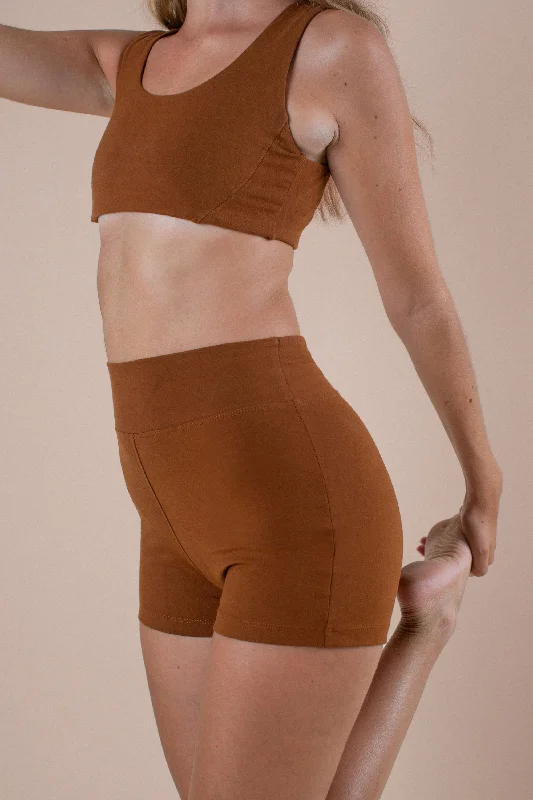 Asana Shorts Cinnamon