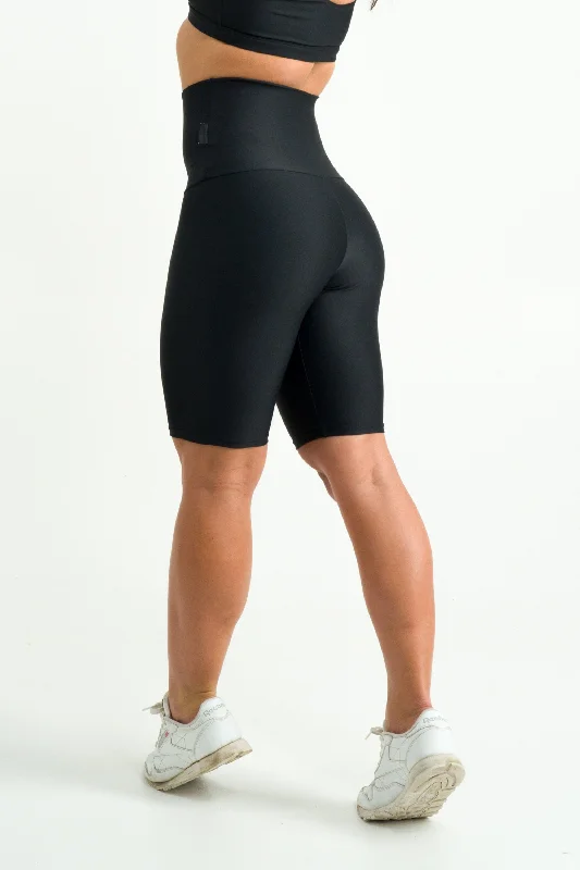 Black Performance - Extra High Waisted Long Shorts