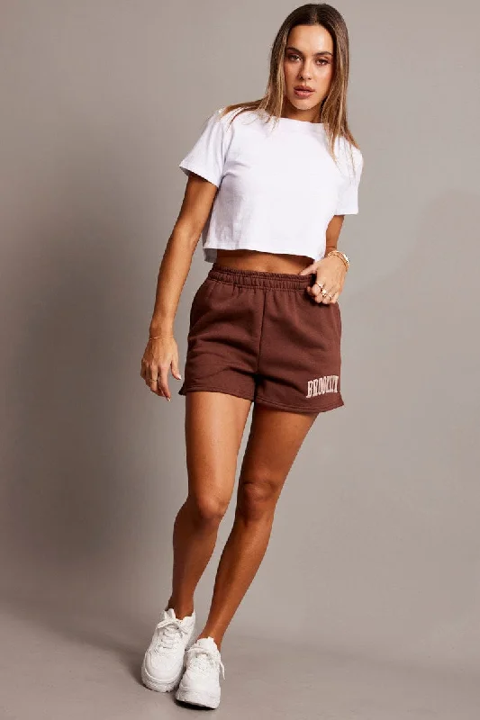 brown-track-shorts-high-rise-elastic-waist-bt3051b-84p-3