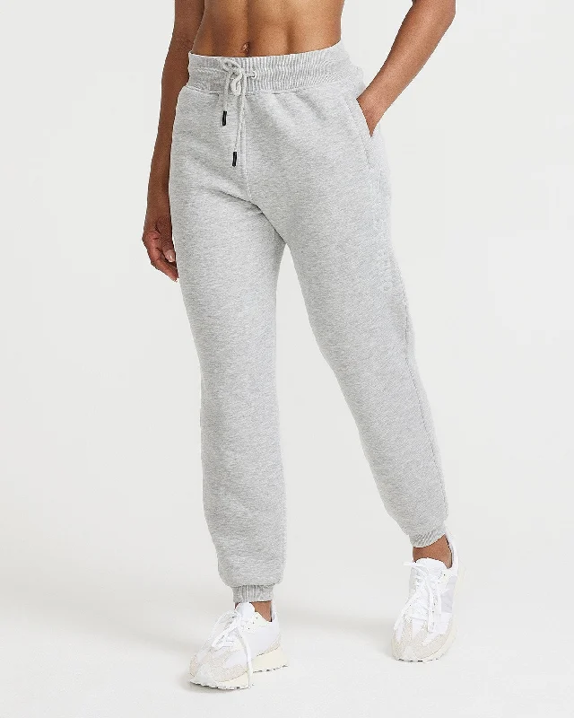 Classic Lounge Jogger | Silver Marl