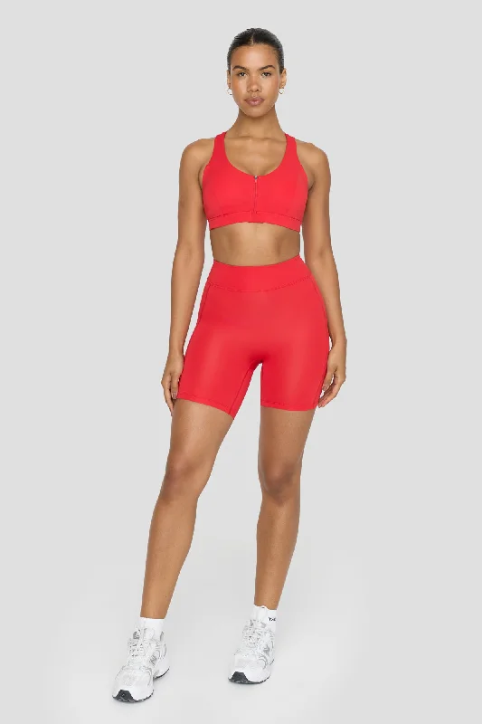 formtech-high-waisted-side-pocket-running-shorts-chilli-red