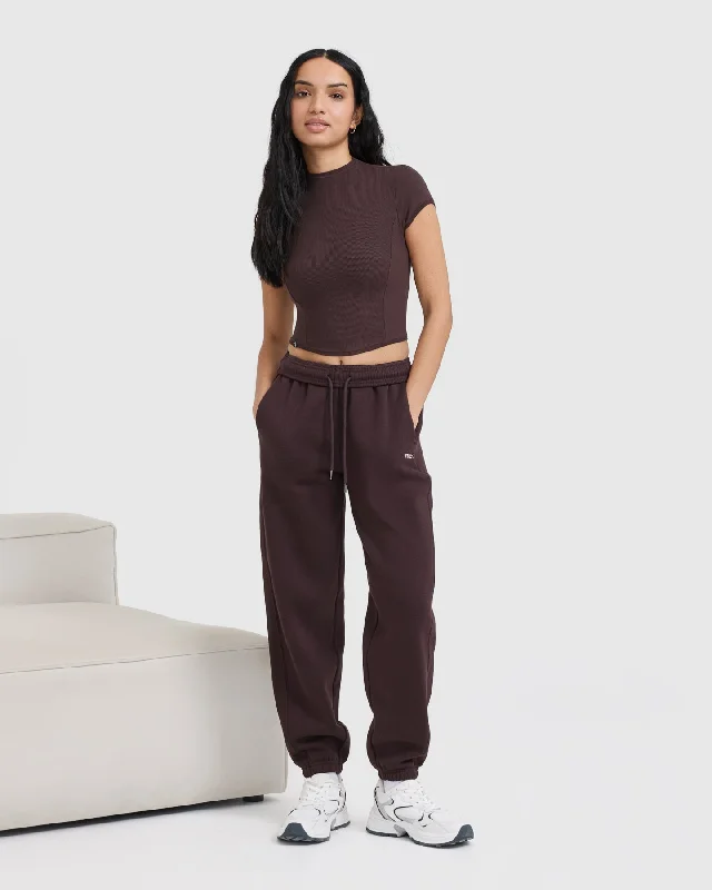 Foundations Jogger | Plum Brown