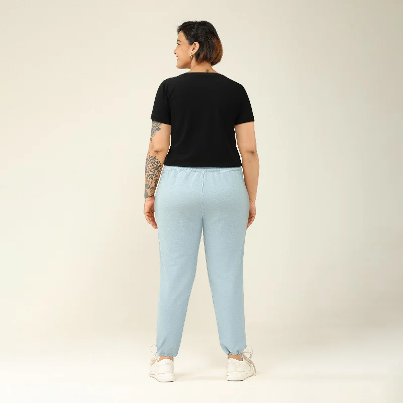 high-waisted-narrow-polycotton-joggers-with-2-pockets