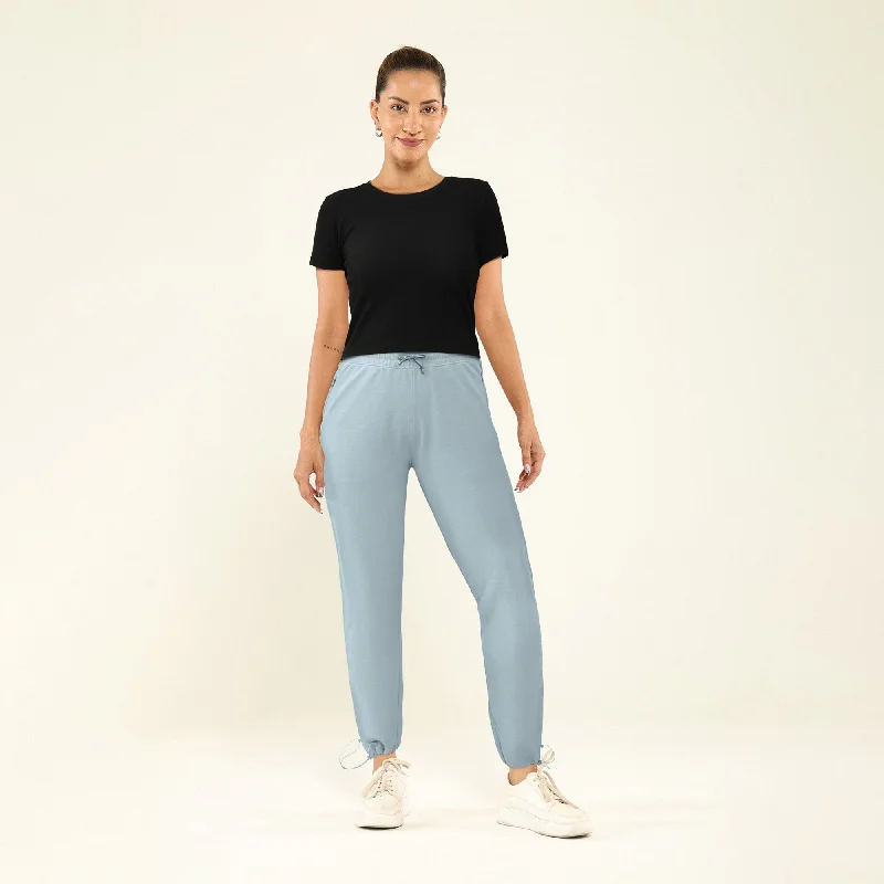 high-waisted-narrow-polycotton-joggers-with-2-pockets