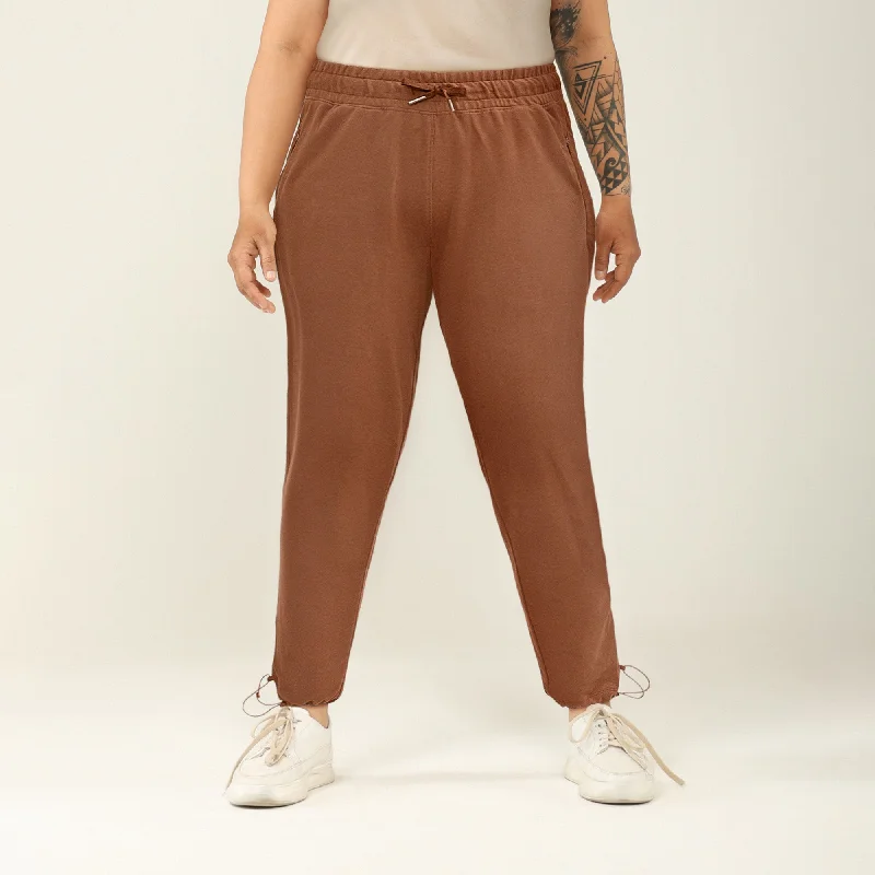 high-waisted-narrow-polycotton-joggers-with-2-pockets