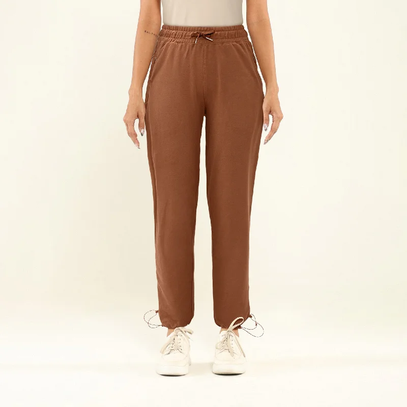 high-waisted-narrow-polycotton-joggers-with-2-pockets