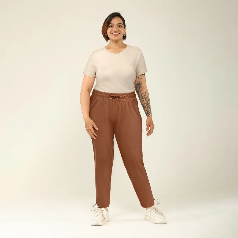 high-waisted-narrow-polycotton-joggers-with-2-pockets