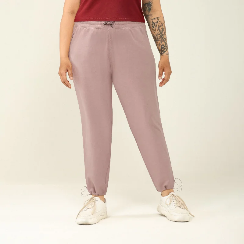 high-waisted-narrow-polycotton-joggers-with-2-pockets