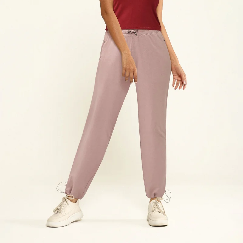 high-waisted-narrow-polycotton-joggers-with-2-pockets