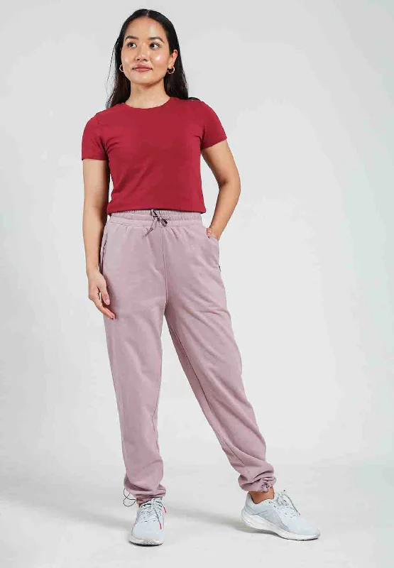 high-waisted-narrow-polycotton-joggers-with-2-pockets