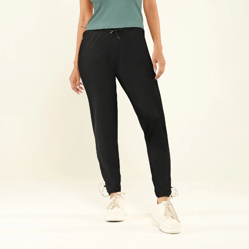 high-waisted-narrow-polycotton-joggers-with-2-pockets