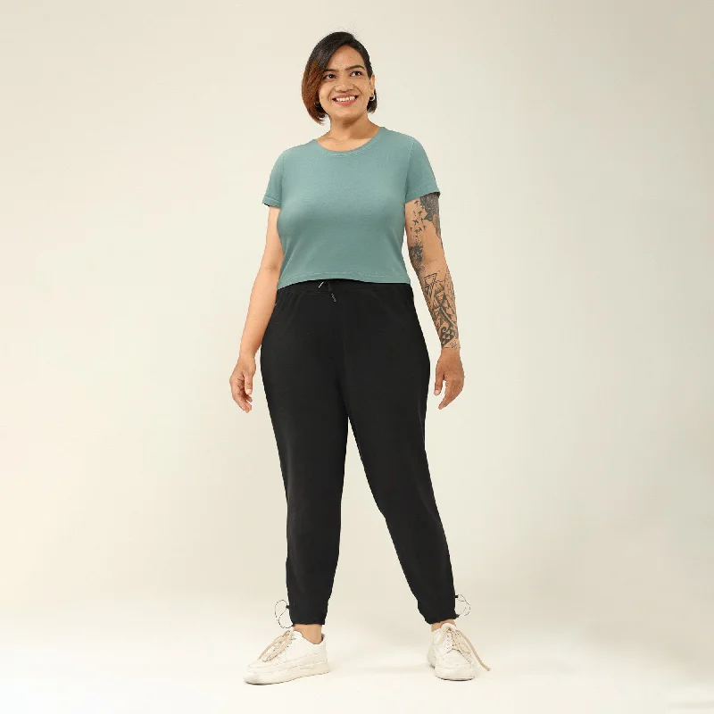 high-waisted-narrow-polycotton-joggers-with-2-pockets