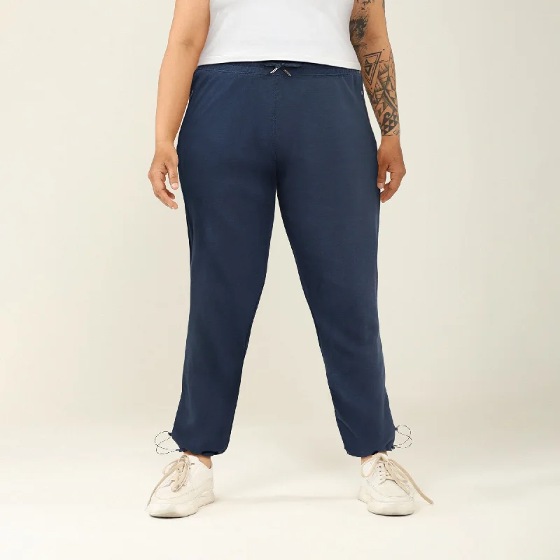 high-waisted-narrow-polycotton-joggers-with-2-pockets