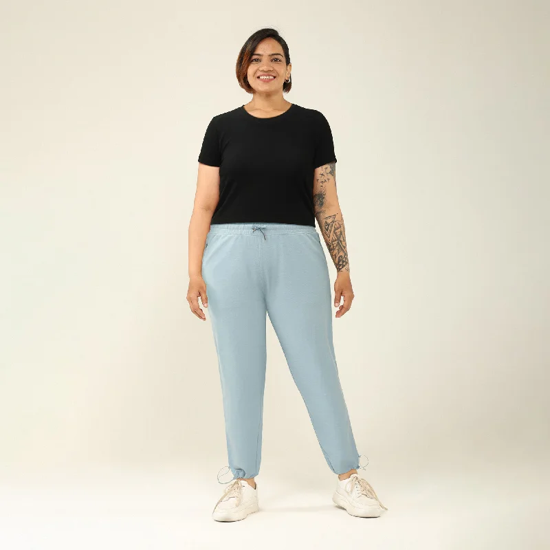 high-waisted-narrow-polycotton-joggers-with-2-pockets