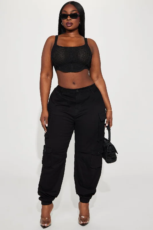 not-your-average-girl-cargo-jogger-black