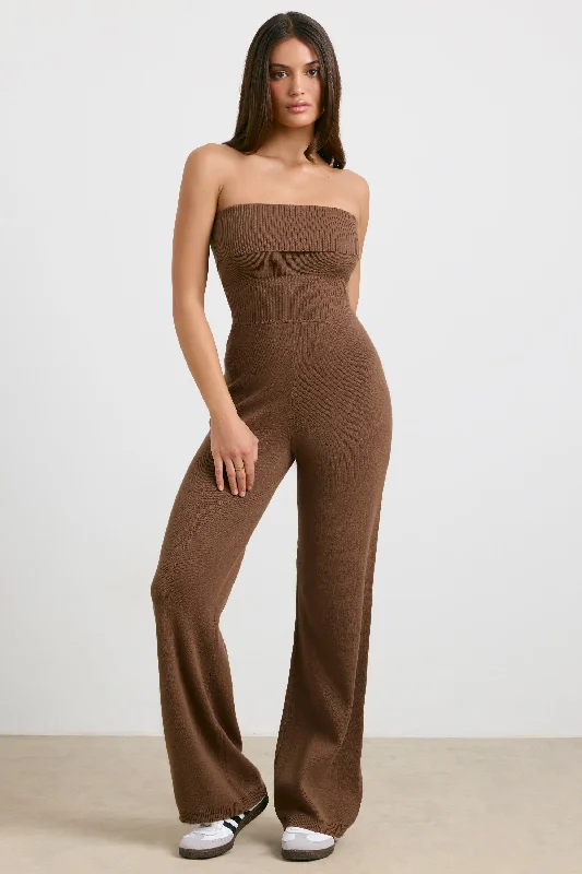 petite-knit-bandeau-jumpsuit-espresso