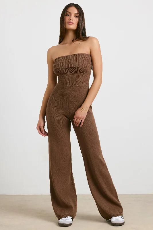 petite-knit-bandeau-jumpsuit-espresso