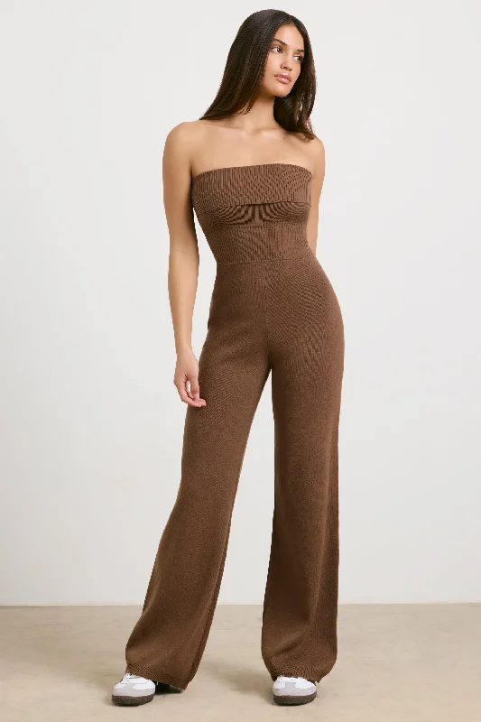 petite-knit-bandeau-jumpsuit-espresso