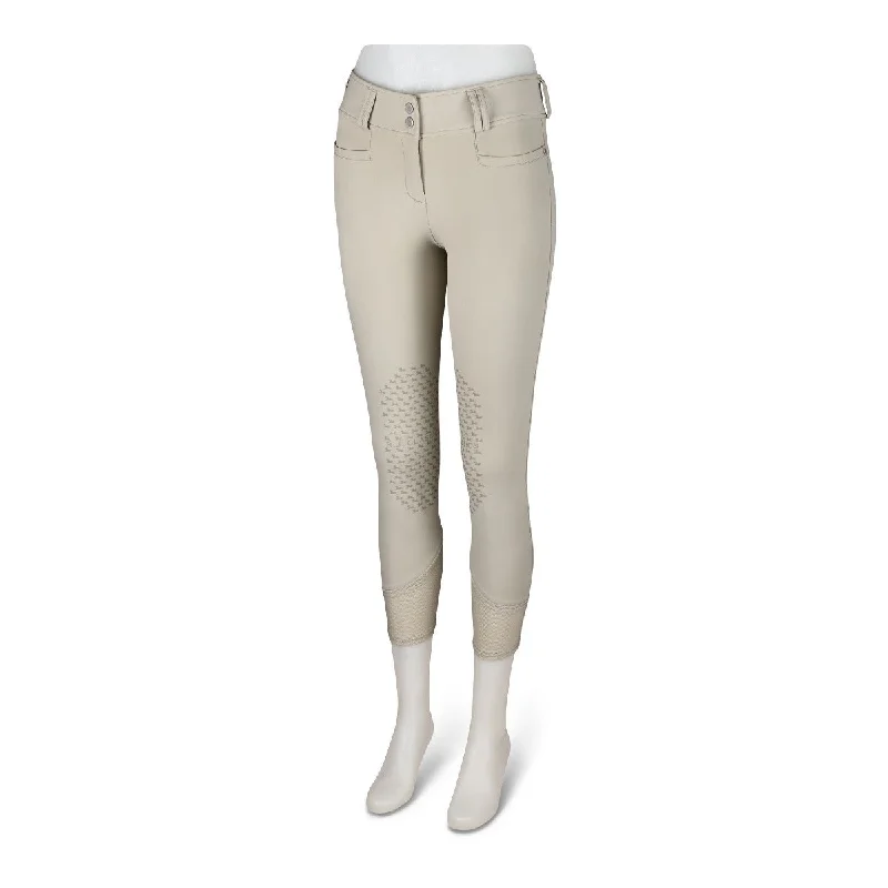 RJ Classics Women's Harper Natural Rise Silicone Knee Patch Breech