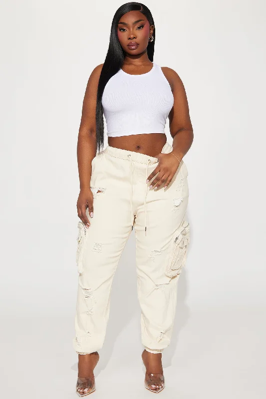 whos-that-girl-distressed-cargo-jogger-ivory