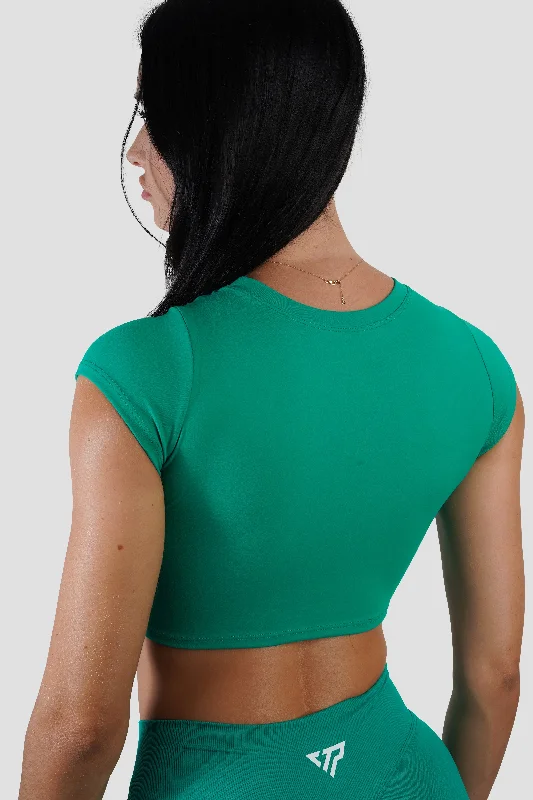 KTP CROPPED TEE - GREEN