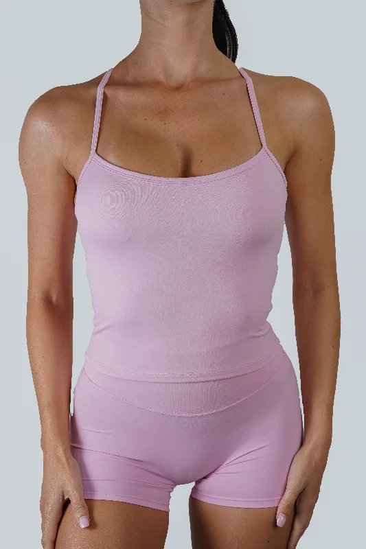 SLEEK TANK TOP - BABY PINK