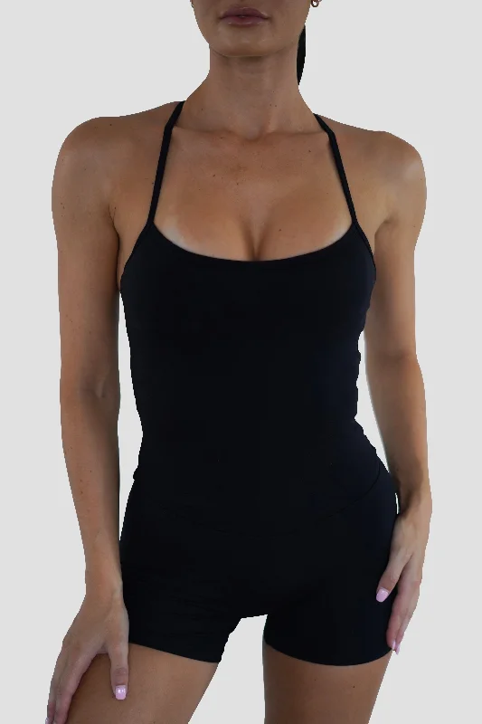 SLEEK TANK TOP - BLACK