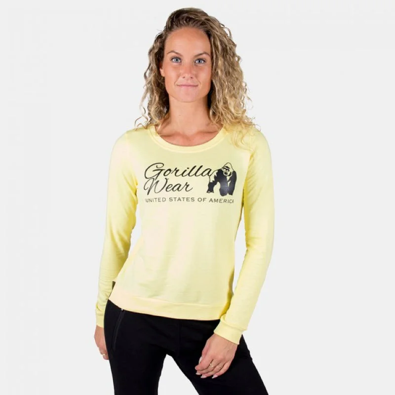 Riviera Sweatshirt -Light Yellow