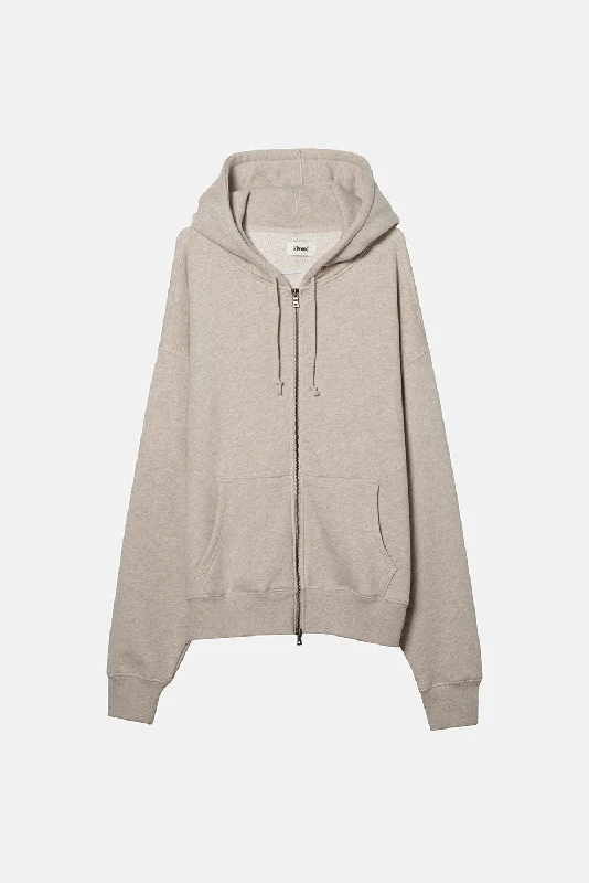 UNLINED ZIP HOODIE