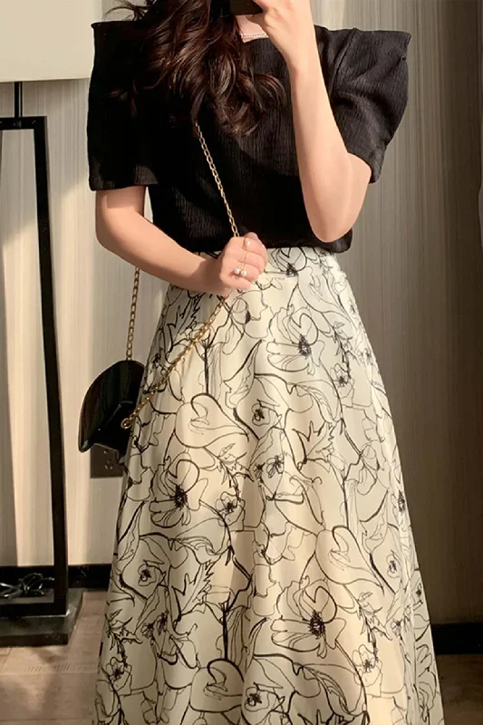 abstract-print-midi-skirt