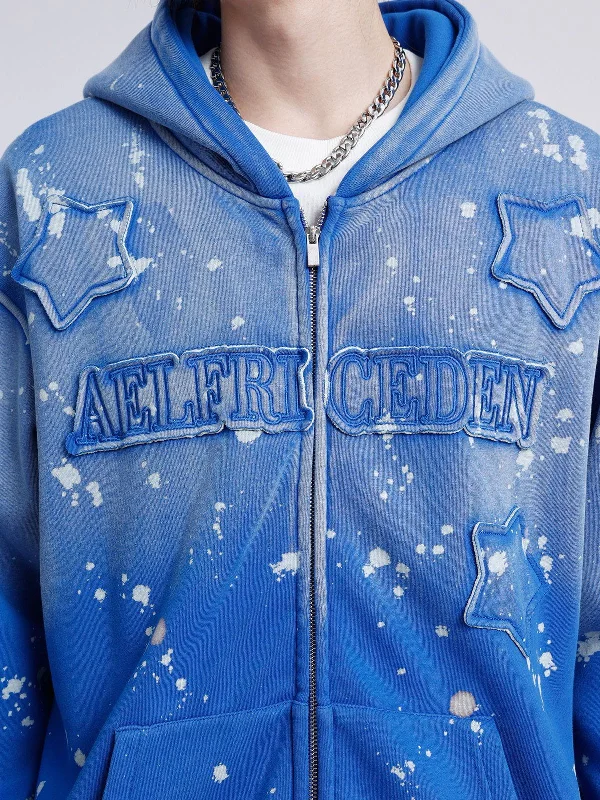 aelfric-eden-star-patch-gradient-zip-up-hoodie