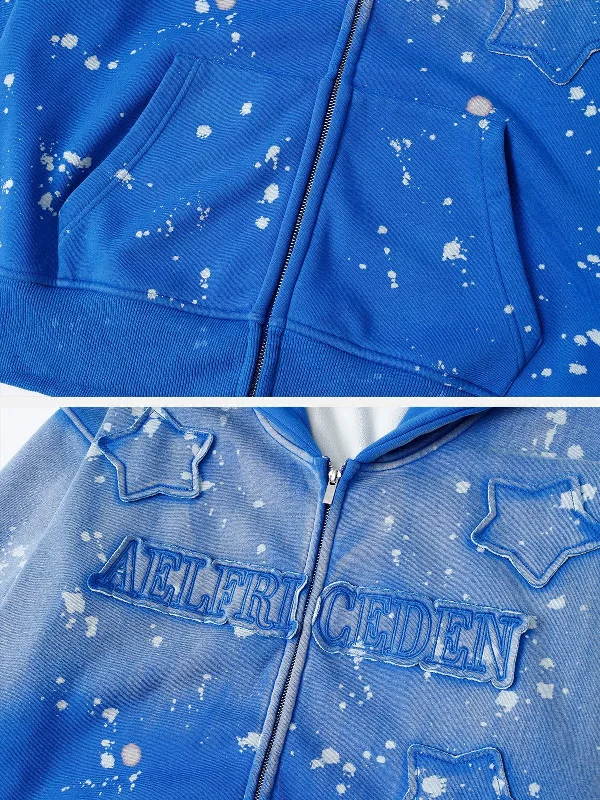 aelfric-eden-star-patch-gradient-zip-up-hoodie