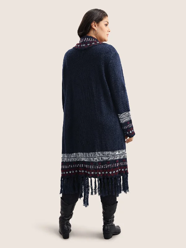 bandana-print-fringe-trim-maxi-cardigan