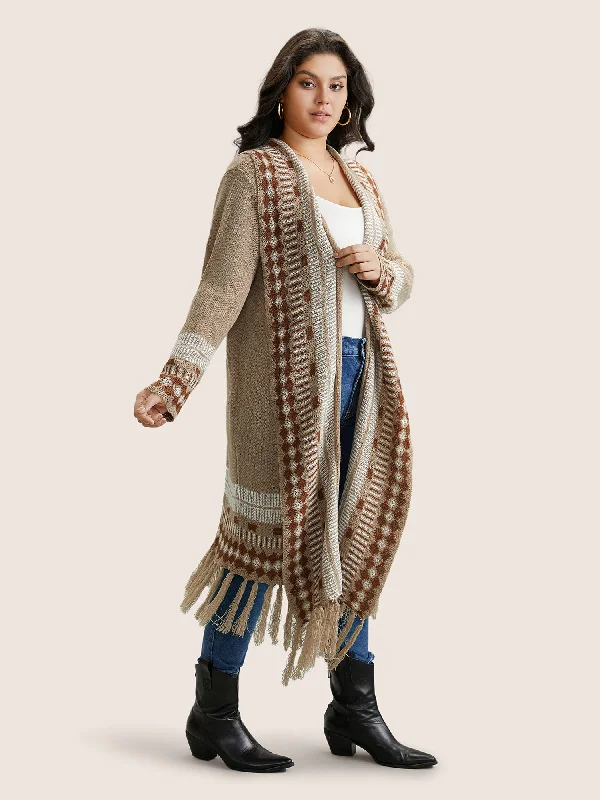 bandana-print-fringe-trim-maxi-cardigan