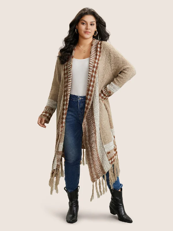 bandana-print-fringe-trim-maxi-cardigan