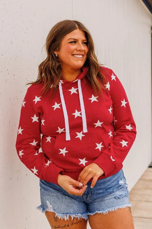 be-a-star-hoodie-red