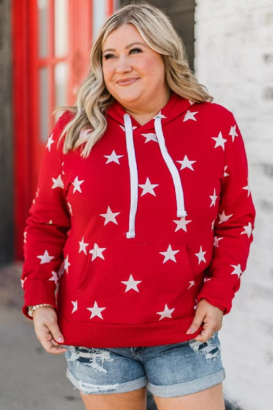 be-a-star-hoodie-red