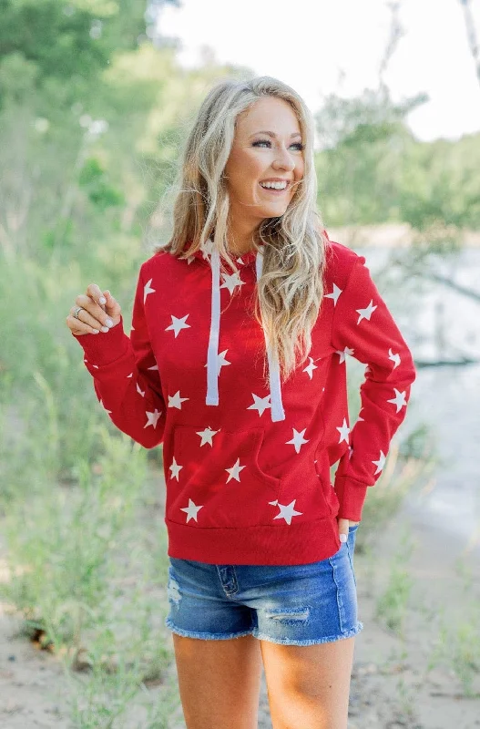 be-a-star-hoodie-red