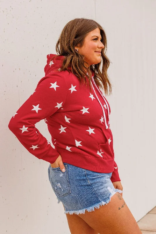 be-a-star-hoodie-red