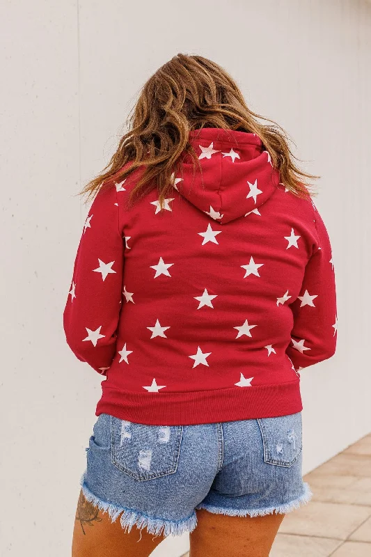 be-a-star-hoodie-red