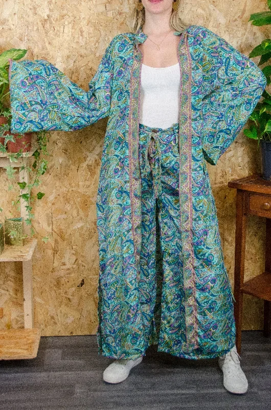 Cactus Long Kimono