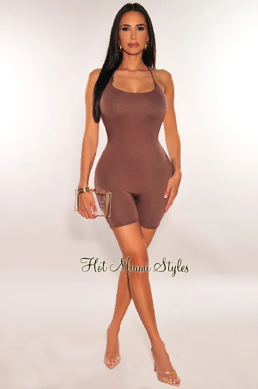 chocolate-spaghetti-strap-open-back-criss-cross-scrunch-butt-romper