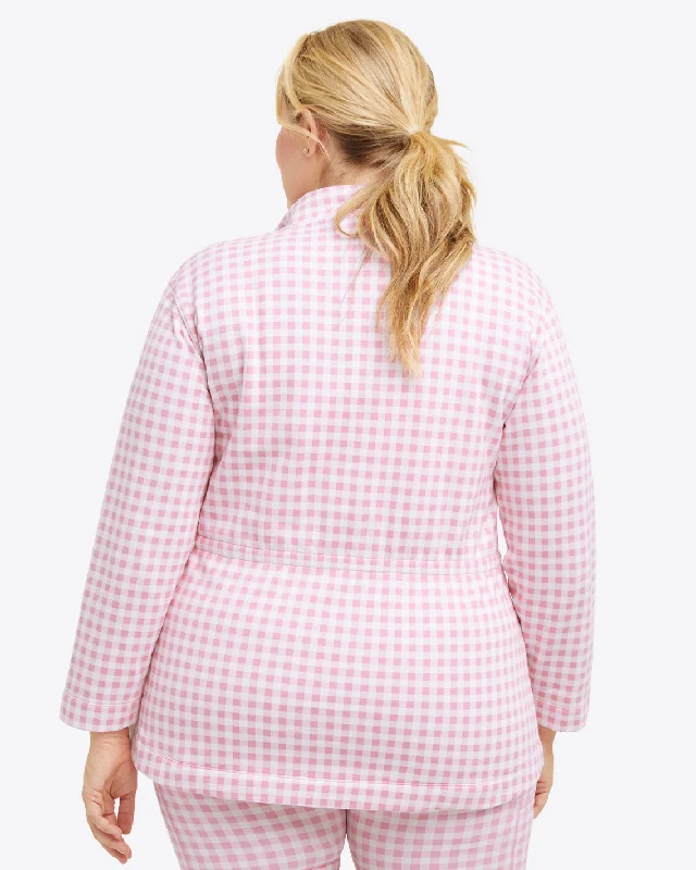 cinch-waist-quarter-zip-pink-gingham