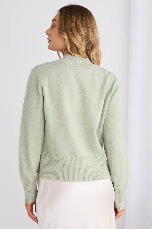 cloudsagefunnelneckknitjumper