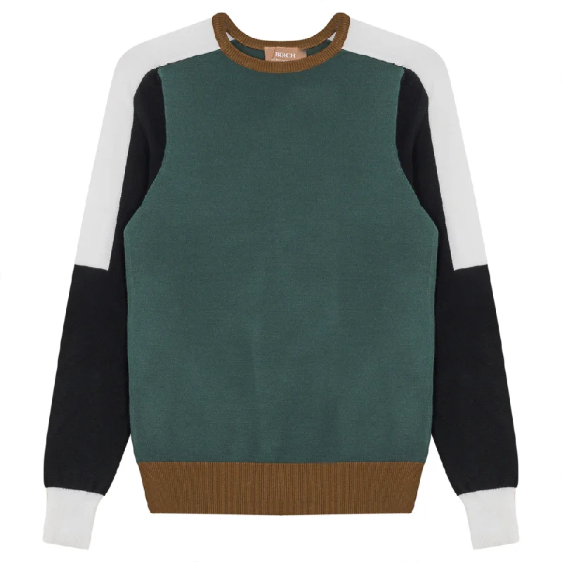 Color Blocked Sweater Knit