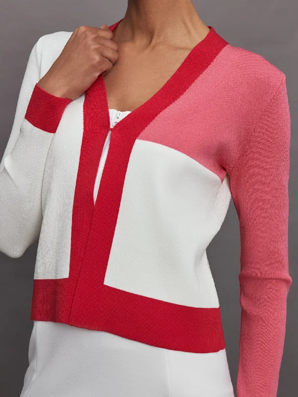 colorblock-cardigan-white-tomato-red-pink-lemonaid