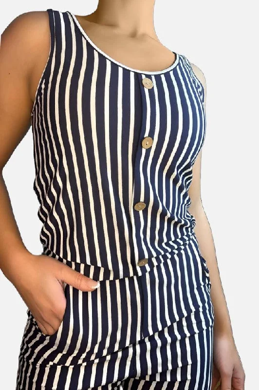 contrast-stripe-satin-playsuit