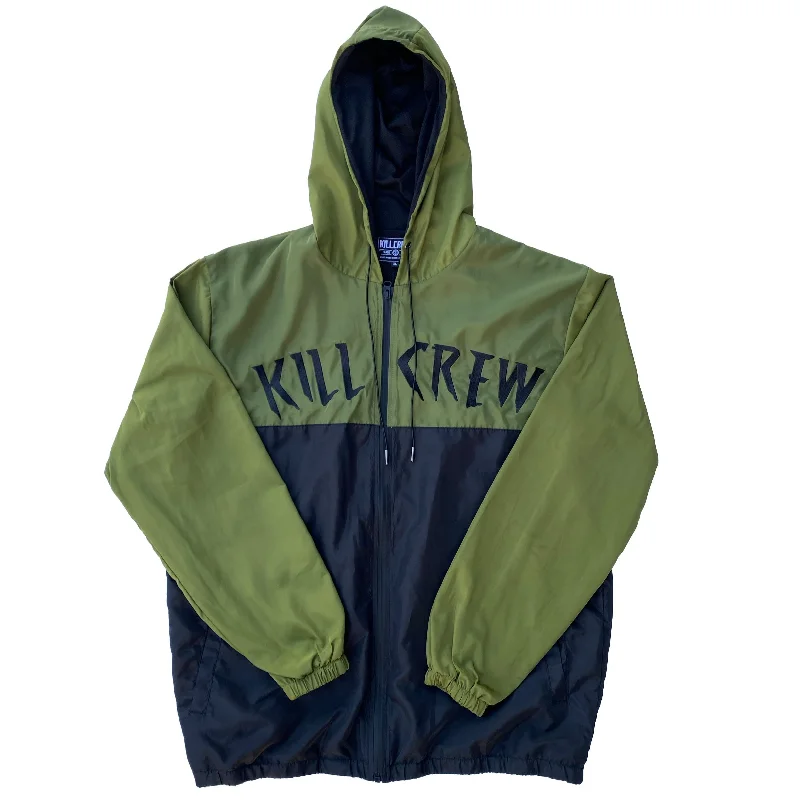 KILL CREW WINDBREAKER - OLIVE