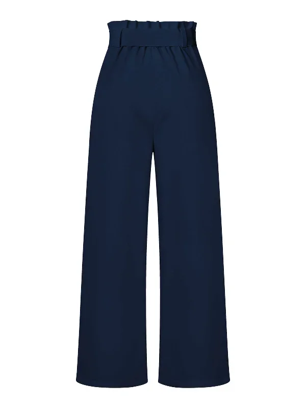 dark-blue-1940s-high-waist-bow-waist-pants